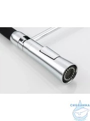 Смеситель кухни Frap F4452-8 (белый/черный)