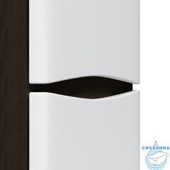 Шкаф пенал напольный Am.Pm Like 35 R венге/белый глянец M80CSR0356VF