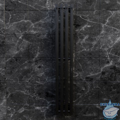 Полотенцесушитель электрический Toni Arti Siena pulsante 4П 180x1200 черный матовый
