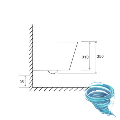 Инсталляция TECEspring с кнопкой смыва в комплекте с унитазом TECEspring S c сиденьем Soft close (микролифт) K401101WCS