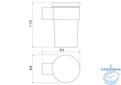 Стакан Aquatek Лира AQ4427CR