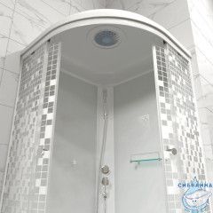 Душевая кабина Тритон Стандард 90х90 Б профиль белый, стело мозаика Щ0000061834