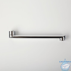 Излив для смесителя, ванна, плоский, нерж. сталь, 172 мм, поворотный, хром, IDDIS, 995F17C2SM