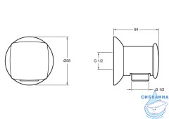 Шланговое подсоединение Jacob Delafon E11627-CP
