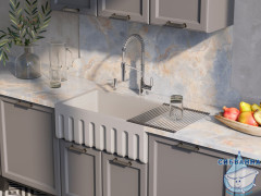 Смеситель для кухни Omoikiri Mikawa 4994451  (хром)