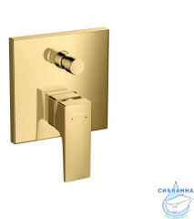 Встраиваемый смеситель для ванны Hansgrohe Metropol 32545990 (золото)