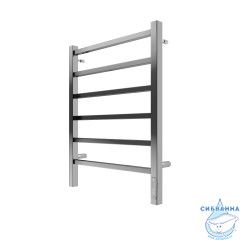 Полотенцесушитель электрический Terminus Ватикан П6 50х65 (подключение универсальное)(нержавеющая сталь)