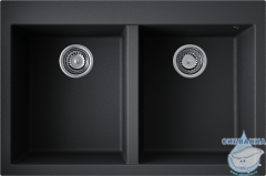 Кухонная мойка Omoikiri Bosen 80-2 BL 4993836 черный