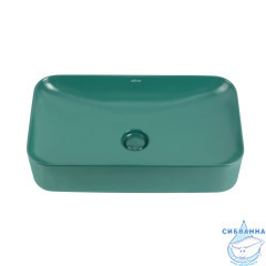 Раковина накладная ABBER Rechteck 60 AC2204MBG зеленая матовая