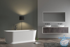 Акриловая ванна ABBER AB9276 170х80 с каркасом