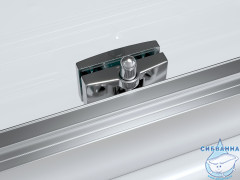 Душевое ограждение ABBER Schwarzer Diamant 160x70 профиль хром, стекло прозрачное AG30160H-S70 (без поддона)