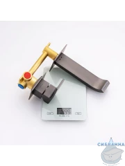 Смеситель для раковины встраиваемый Raglo R02.11.09 (графит)