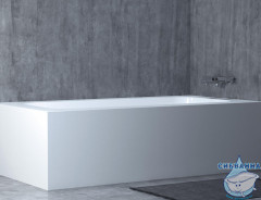 Ванна из искусственного камня Salini Orlando 170x70 (материал Solix, белый матовый)