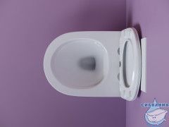 Унитаз подвесной безободковый Ceramicanova Uno Rimless CN11001 с сиденьем быстросъемным Soft Close (микролифт)