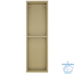 Скрытая настенная ниша из нержавеющей стали ABBER Nischen AN3002G, золото матовое