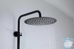 Душевая система Frap F24806-6 250 1 режим (черный)