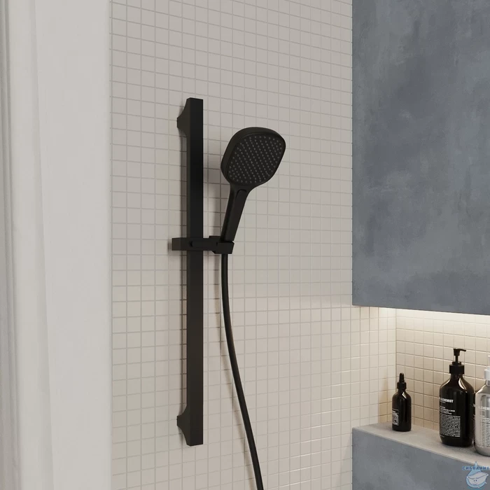 Лейка для душа Milardo Ideal Spa ILS3FB0M18 3 режима (черный матовый)