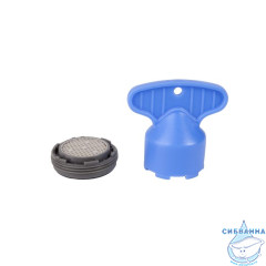 Аэратор для смесителя, пластик, M24, бескорпусный, наружная резьба, IDDIS, 996P24A3SM