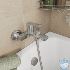 Смеситель для ванны, глянцевый хром, Demi, Milardo, DEMSB00M02WA