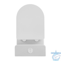 Унитаз напольный Abber Bequem AC1112TMW с бачком и сиденьем Soft Close (микролифт)