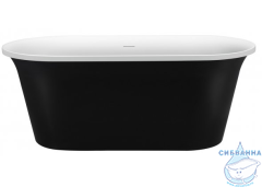 Акриловая ванна Aquanet Smart 170x78 Gloss Finish белый/черный глянец