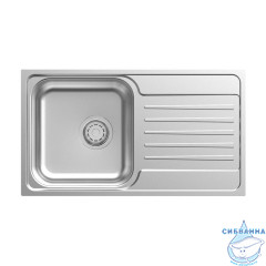 Мойка, нерж. сталь, шелк, с крылом, 780*440*180, Sound, IDDIS, SND78SDi77