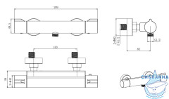 Смеситель для душа Aquatek Вега AQ1063CR (хром)