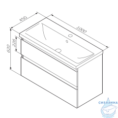 Тумба под раковину AM PM X-Joy 100 M85AFHX1002BM