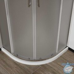 Душевое ограждение Vincea Сити 80x80 профиль хром, стекло текстурное VSQ-5CT800MT