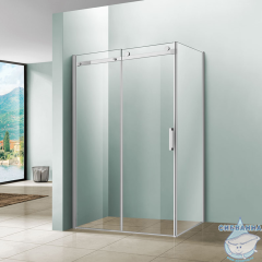 Душевое ограждение Vincea Como 120x80 профиль хром, стекло прозрачное VSR-1C8012CL