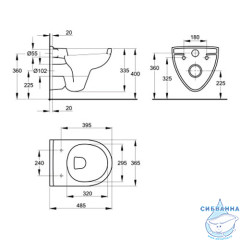 Унитаз подвесной Jacob Delafon Odeon Up E4705-00 с сиденьем Soft Close (микролифт)