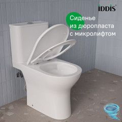 Унитаз напольный со смывом торнадо Iddis Zodiacс бачком и сиденьем Soft Close (микролифт) ZODRDSEi24