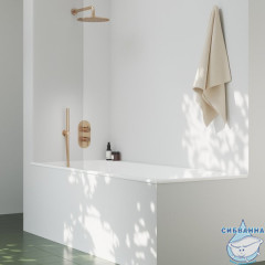 Встраиваемый смеситель для ванны Ravak Espirit X070357 (розовое золото)