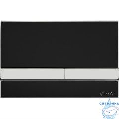  Кнопка смыва VitrA Select 740-1101 хром/черный