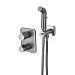 Встраиваемый смеситель с гигиеническим душем Lemark Bronx LM3740GM (графит)