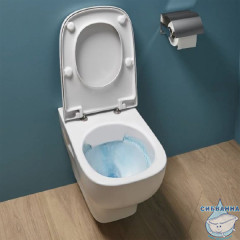 Унитаз подвесной безободковый Jacob Delafon Struktura EDE102-00 c сиденьем E70024-00 Soft close (микролифт)