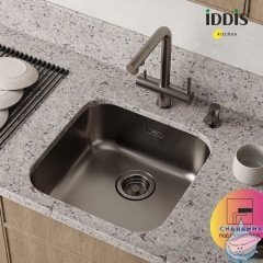 Мойка, нерж. сталь, графит, 446*446, Mate, IDDIS, MAT44GMi77
