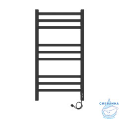 Полотенцесушитель электрический Laris Астор П9 35X70 R (черный матовый)