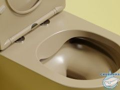 Унитаз подвесной безободковый Ceramicanova Modena  Rimless CN6063MC с сиденьем быстросъемным Soft Close (микролифт)