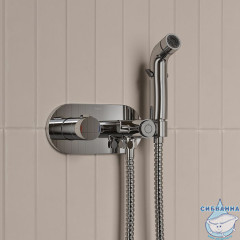 Встраиваемый смеситель с гигиеническим душем, Axes, IDDIS, AXESBRBi08