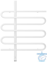 Полотенцесушитель электрический Сунержа Эпатаж L 60х80 (с возможностью скрытого подключения, подключение (белый матовый)