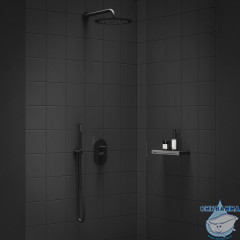 Встраиваемый смеситель для ванны Ravak Espirit X070284 (черный матовый)