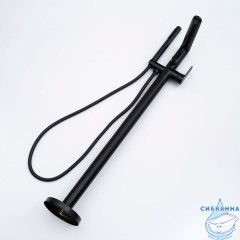 Смеситель для ванны напольный Aquatek Ника AQ1845MB (черный матовый)