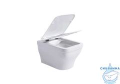 Унитаз подвесной безободковый Aquatek Амадео AQ1163-00 с сиденьем Soft Close (микролифт)