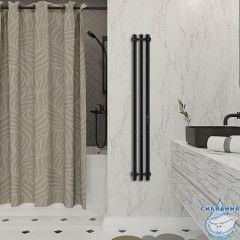 Полотенцесушитель электрический Indigo Style (с таймером) 13х120 черный муар (с возможностью скрытого подключения, подключение R/L)