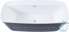 Акриловая ванна Aquanet Family Fine 170x78 (белый /черный матовый)