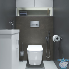 Кнопка смыва Iddis Unifix UNI06CHi77 хром глянцевый