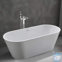 Акриловая ванна Abber 170х74 AB9268-1.7 белая