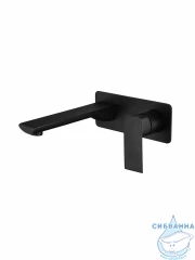 Смеситель для раковины встраиваемый Calypso CS-1005-2B (черный матовый)