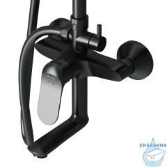 Душевая система Am.Pm Sunny 220 1 режим F0785C922 (черный матовый)